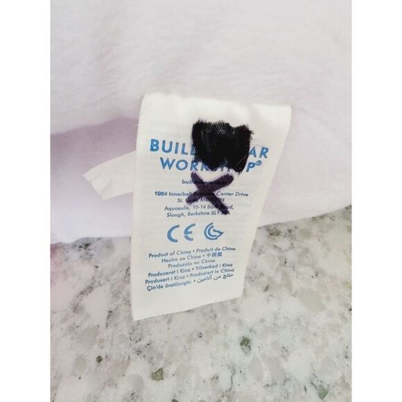 Build A Bear Plush Craze Rainbow White Unicorn Multi-Color Mane-Tail 14" - Picture 6 of 8